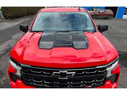 Emblems Plus Front Hood Scoop Air Duct Vent Decals (22-26 Silverado 1500 Trail Boss, ZR2)