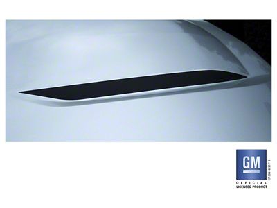 Emblems Plus Hood Decals; Matte Black (19-25 Silverado 1500, Excluding 22-25 Trail Boss & ZR2)