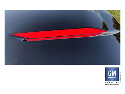 Emblems Plus Hood Decals; Red (19-25 Silverado 1500, Excluding 22-25 Trail Boss & ZR2)