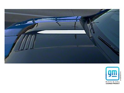Emblems Plus Hood Scoop Decals; Chrome (22-25 Silverado 1500 Trail Boss w/ Factory Hood Scoop, ZR2)