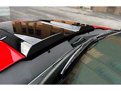 Emblems Plus Rear Hood Scoop Decals; Matte Black (22-26 Silverado 1500 Trail Boss, ZR2)