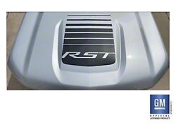 Emblems Plus RST Fade Hood Decal Graphic; Matte Black (19-25 Silverado 1500 RST)