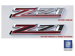 Emblems Plus Z71 Fender Emblem Insert Letters (19-25 Silverado 1500 LT, RST, Trail Boss)