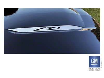 Emblems Plus Z71 Hood Spear Decals; Silver (19-25 Silverado 1500)