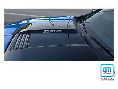 Emblems Plus ZR2 Hood Scoop Decals; Chrome (22-25 Silverado 1500 ZR2)