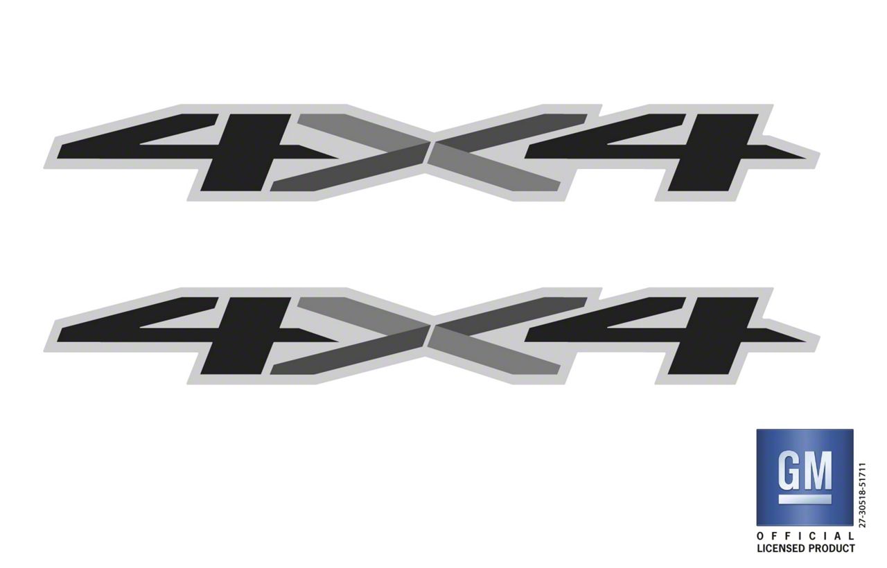 thumbnail image 2 of OEM Ford Super Duty Bedside Transfer Decal – 2005-2010, Silver Metallic, 4x4, 5C3Z-9925622-AAC 2 of 2