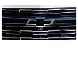 Emblems Plus Chevrolet Bowtie Grille/Liftgate Overlay Decals; Gloss Black (21-26 Tahoe)