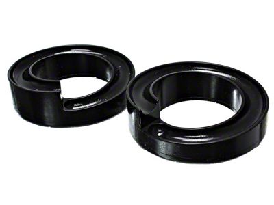 1-Inch Coil Spring Lift Isolators; Black (97-03 2WD F-150, Excluding Lightning)