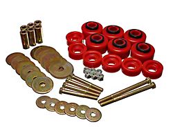 Body Cab Mount Set; Red (97-03 F-150 Regular Cab)