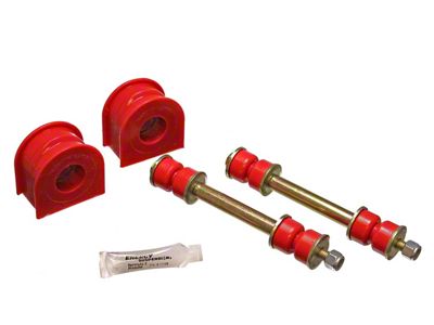 Front Sway Bar and Endlink Bushings; 29mm; Red (97-03 2WD F-150, Excluding Lightning)