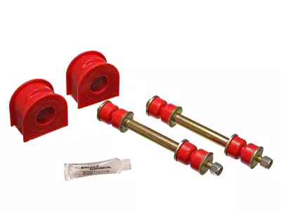 Front Sway Bar and Endlink Bushings; 29mm; Red (97-03 2WD F-150, Excluding Lightning)