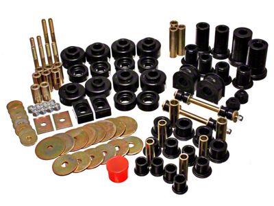 Hyper-Flex System Complete Bushing Kit; Black (97-03 2WD F-150)