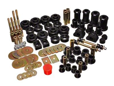 Hyper-Flex System Complete Bushing Kit; Black (97-03 4WD F-150)