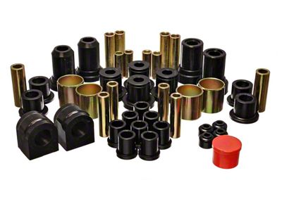 Hyper-Flex System Complete Bushing Kit; Black (04-06 F-150)