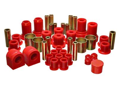 Hyper-Flex System Complete Bushing Kit; Red (04-06 F-150)