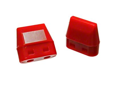 Front Bump Stops; Red (06-08 4WD RAM 1500 Mega Cab)
