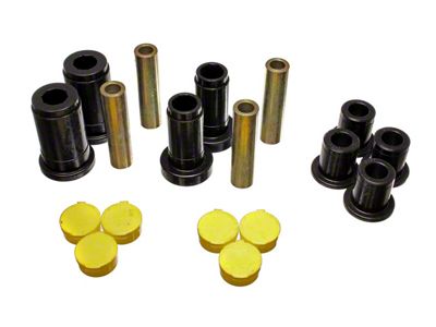 Front Control Arm Bushings; Black (02-05 2WD RAM 1500)