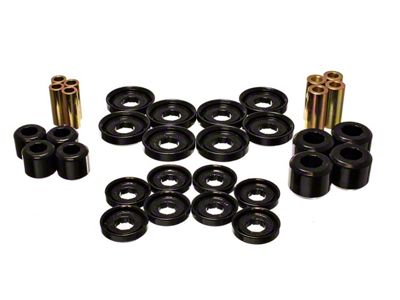 Front Control Arm Bushings; Black (06-08 4WD RAM 1500 Mega Cab)