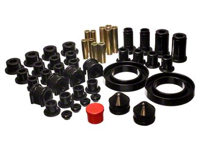 Hyper-Flex System Complete Bushing Kit; Black (02-05 2WD RAM 1500)