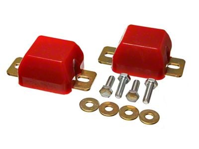 Rear Bump Stops; Red (06-08 4WD RAM 1500 Mega Cab)