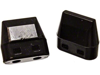 Front Bump Stops; Black (03-09 4WD RAM 2500)