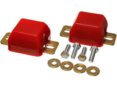 Rear Bump Stops; Red (03-09 4WD RAM 2500)