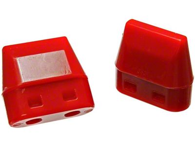 Front Bump Stops; Red (03-09 4WD RAM 3500)