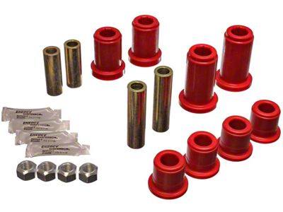 Front Control Arm Bushings; Red (07-10 4WD Sierra 2500 HD)