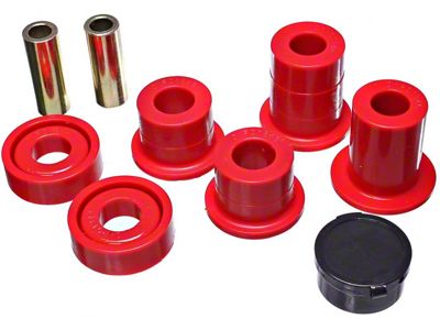 Front Differential Bushings; Red (07-10 4WD Sierra 2500 HD)