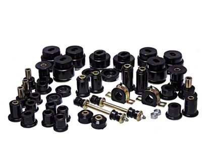 Hyper-Flex System Complete Bushing Kit; Black (07-10 4WD Sierra 2500 HD)