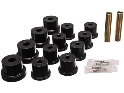 Hyper-Flex System Complete Bushing Kit; Red (07-10 4WD Sierra 3500 HD)