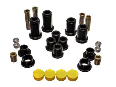 Front Control Arm Bushings; Black (99-06 4WD Silverado 1500)