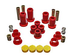 Front Control Arm Bushings; Red (99-06 4WD Silverado 1500)