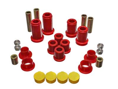 Front Control Arm Bushings; Red (99-06 4WD Silverado 1500)