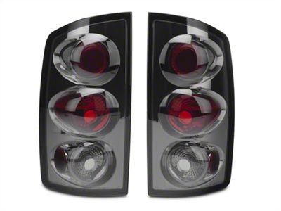 Altezza Tail Lights; Chrome Housing; Smoked Lens (02-05 RAM 1500)