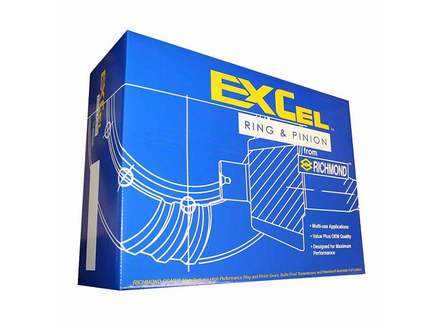 EXCEL from Richmond 11.50-Inch Rear Axle Ring and Pinion Gear Kit; 4.10 Gear Ratio (07-15 Silverado 2500 HD)