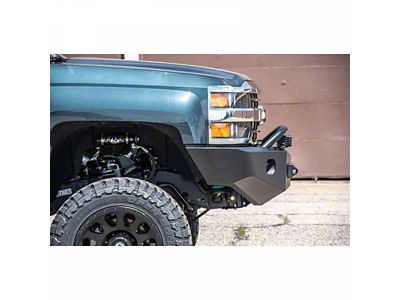 Expedition One Front Bumper with Hoop; Textured Black (04-08 F-150)