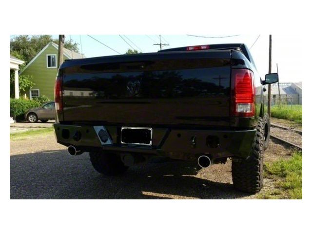 Expedition One Max Base Rear Bumper; Textured Black (09-18 RAM 1500)