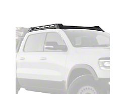 Expedition One Mule Ultra Roof Rack with Lightbar Cutout; Textured Black (19-25 RAM 1500 Crew Cab)