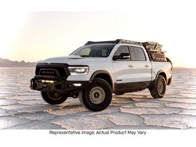 Expedition One Range Max Ultra HD Front Bumper with Bull Bar; Textured Black (19-24 RAM 1500, Excluding Rebel & TRX)