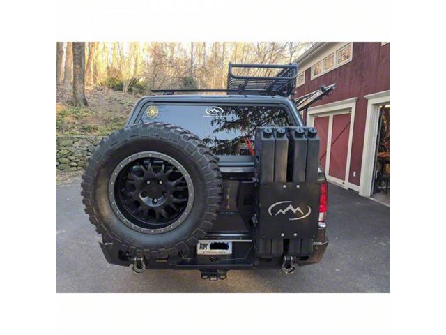 Expedition One Rear Bumper with Dual Swing Tire Carrier System; Textured Black (09-18 RAM 1500)