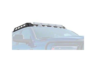 Expedition One Mule Ultra Roof Rack with Lightbar Cutout; Textured Black (19-24 RAM 2500 Crew Cab)