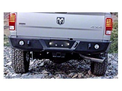 Expedition One Range Max Rear Bumper; Bare Metal (10-18 RAM 2500)