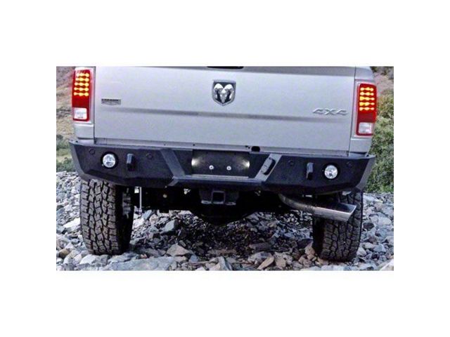 Expedition One Range Max Base Rear Bumper; Textured Black (10-18 RAM 3500)