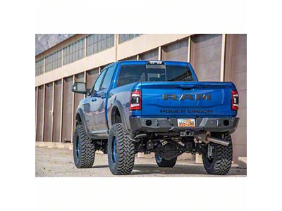 Expedition One Range Max Base Rear Bumper; Textured Black (19-24 RAM 3500)