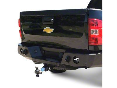 Expedition One Range Max Rear Bumper; Textured Black (07-14 Silverado 2500 HD)