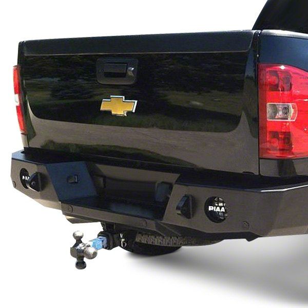 Rear Bumper Step Pad For 2007-2013 Silverado/Sierra 1500 & 2007-2014 2500HD/3500 – Textured Plastic, Direct Fit