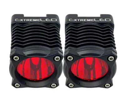 Extreme LED Extreme Stackerz 2-Inch Modular Red LED Light; Spot Beam (Universal; Some Adaptation May Be Required)
