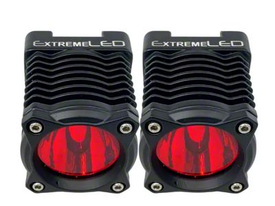 Extreme LED Extreme Stackerz 2-Inch Modular Red LED Light; Spot Beam (Universal; Some Adaptation May Be Required)
