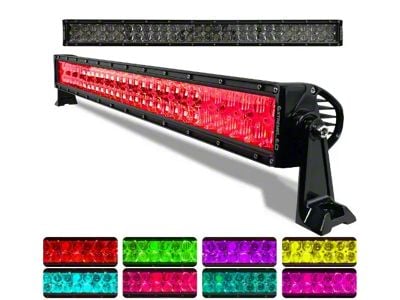Extreme LED 30-Inch Extreme Series Dual Row RGB LED Light Bar with Harness; Combo Beam (Universal; Some Adaptation May Be Required)